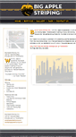 Mobile Screenshot of bigapplestriping.com