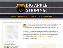 Tablet Screenshot of bigapplestriping.com